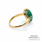 Antique Cabochon Chrysoprase Ring (18ct gold)