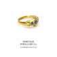 Antique Sapphire and Diamond Ring (c. 1915)