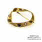 Cartier Diamond & Sapphire Brooch 18K Gold