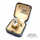 Vintage Aquamarine Dress Ring