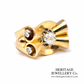 French Diamond Odeonesque Retro Ring