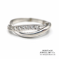 Vintage Diamond Cross-Over Ring (Platinum)