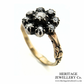 Georgian Old Cut Diamond Cluster Ring