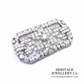 Art Deco Diamond Plaque Brooch