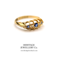 Antique Gold, Sapphire and Diamond Ring (c.1886)