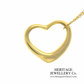 Tiffany & Co. Open Heart Pendant and Chain by Elsa Peretti (22mm)