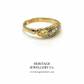Antique Edwardian Diamond Gypsy Ring (18ct gold; c.1901)