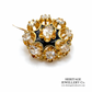 Antique Old Cut Diamond Mourning Brooch