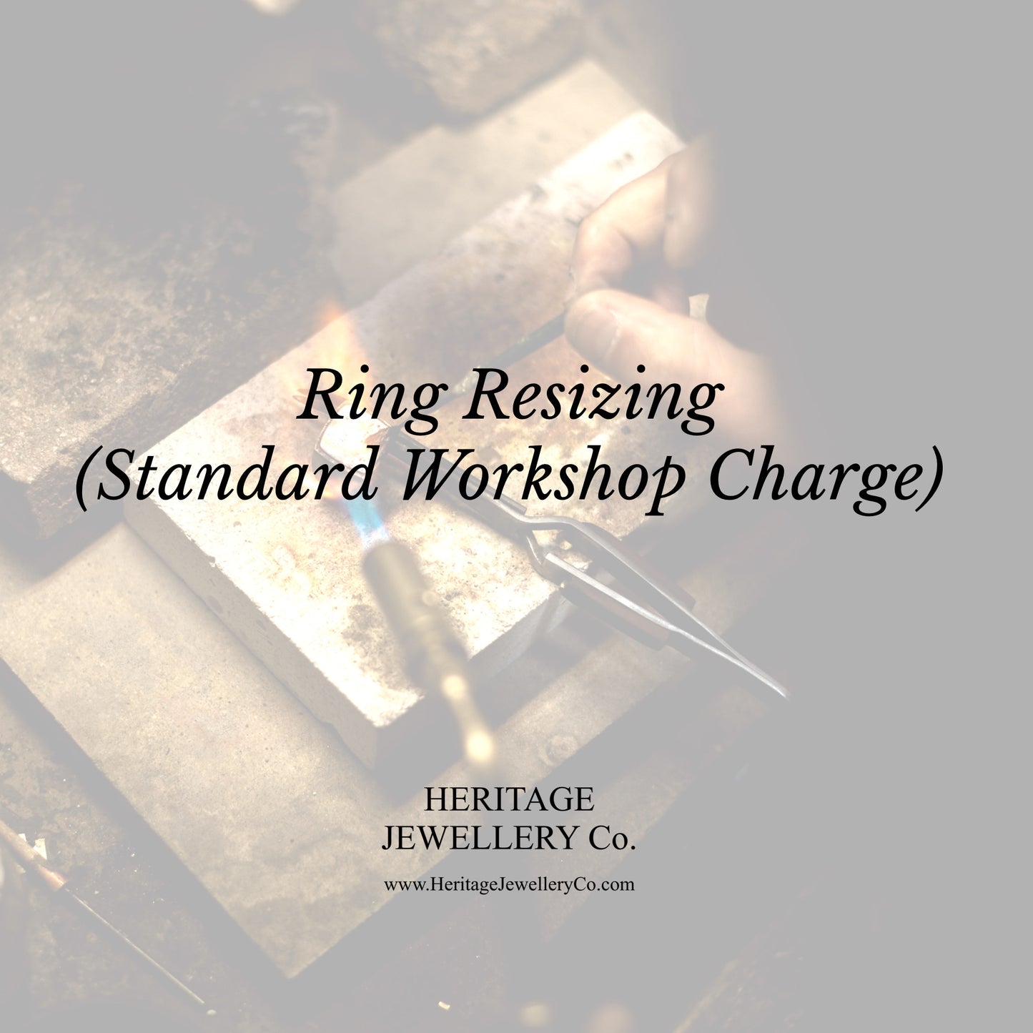 Ring Resizing (Standard Workshop Charge) - Minimum