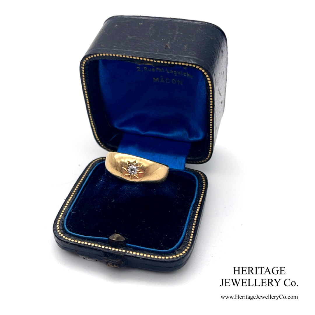 Edwardian Diamond Gypsy Ring (18ct gold; c.1903)