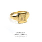 Vintage Gold Signet Ring (c. 1938)