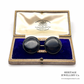 Art Deco Onyx and Diamond Brooch (15ct gold)