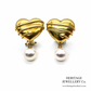 Vintage Tiffany & Co Cupid Arrow Heart Earrings with Pearl Drops