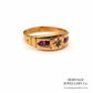 Victorian Pink Sapphire and Dia Gypsy Ring (15ct)