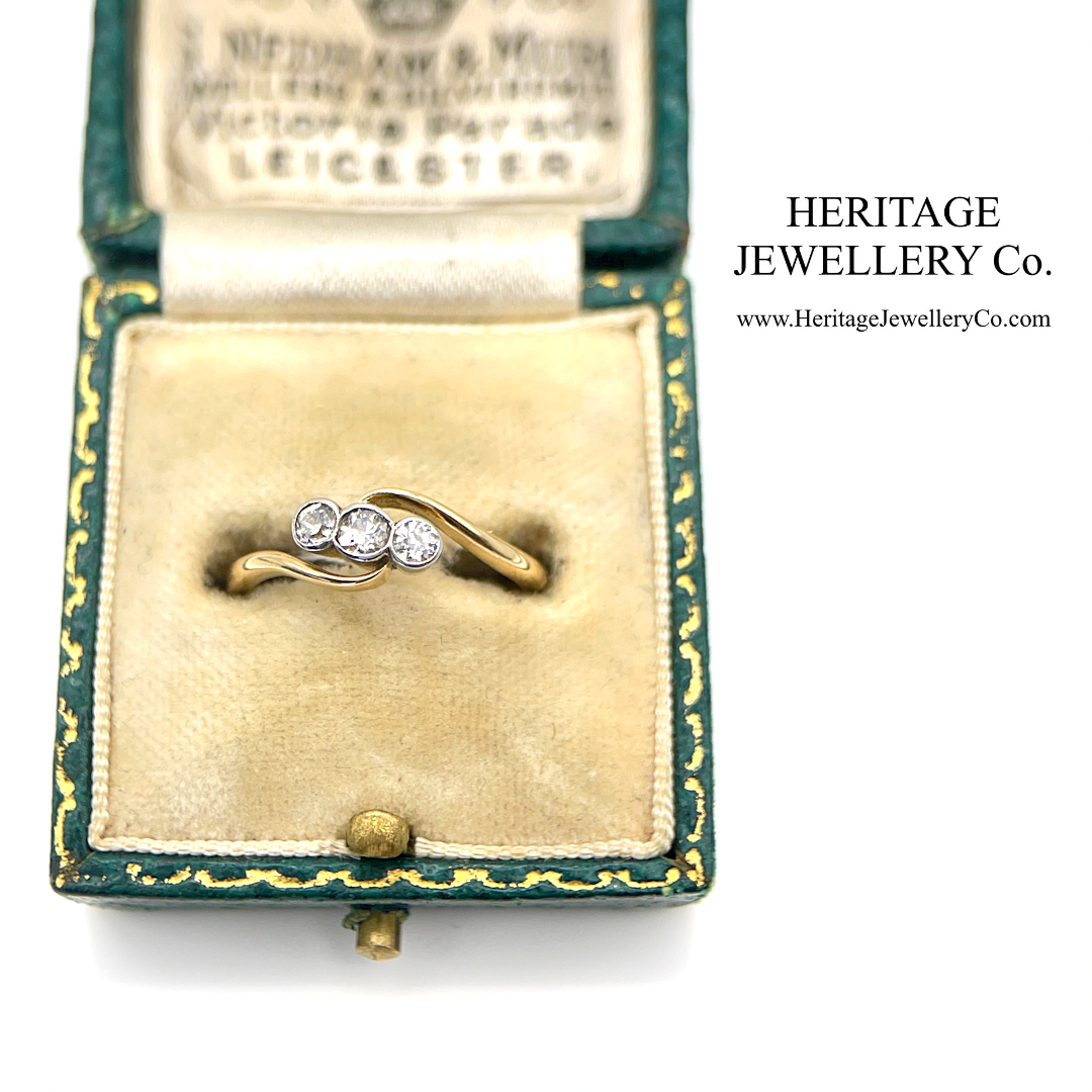 Edwardian Gold & Diamond 3-Stone Ring