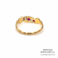 Antique Ruby & Diamond 5-Stone Ring (18ct gold)