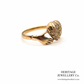 RESERVED - Victorian Gold Claddagh Ring