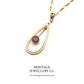 Antique Gold & Garnet Pendant