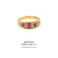 Edwardian Ruby and Diamond Gypsy Ring