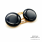 Art Deco Onyx and Diamond Brooch (15ct gold)