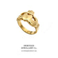 Heavy Vintage Gold Claddagh Ring