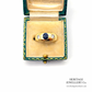 Vintage Sapphire and Diamond Gypsy Ring (14ct Gold)