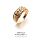 Victorian Gold Mizpah Ring (c. 1885)