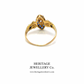 Antique Sapphire & Diamond Marquise Cluster Ring (c. 1890)
