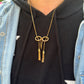 Antique Gold Tassel Necklace (9ct Gold)