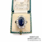 Art Deco Sapphire and Diamond Ring