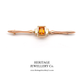 Antique Gold & Citrine Brooch