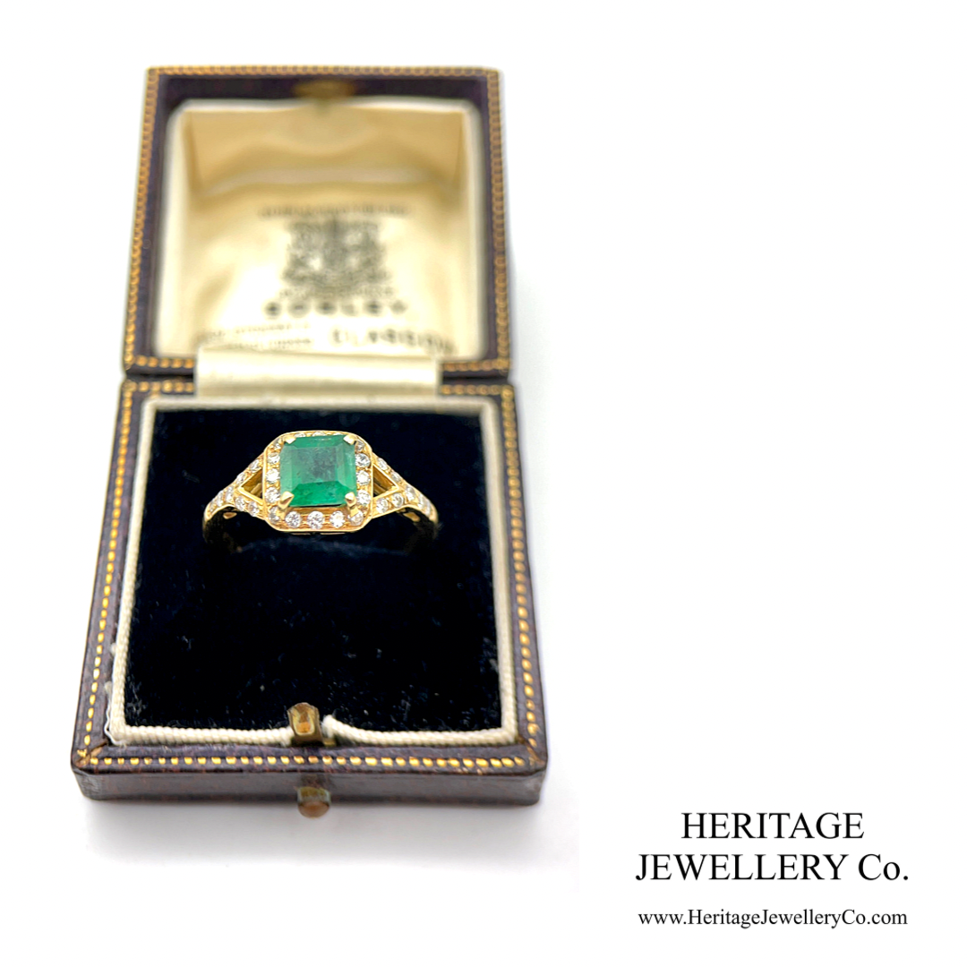Fine Emerald and Diamond Ring