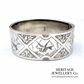 Victorian Silver Bangle Bracelet (c.1884)