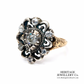 Antique Old Cut Diamond Cluster Ring