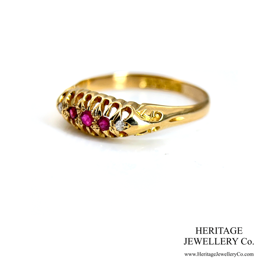 Victorian Ruby and Diamond Ring (c.1888)