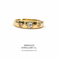 Victorian 3-Stone Diamond Gypsy Ring