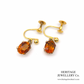 Vintage Citrine Drop Earrings