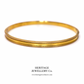 Art Deco Gold “Flapper” Bangle (c. 1928; 9ct gold)