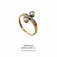 Antique Toi et Moi Diamond Ring