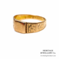 Antique Engraved Gold Signet Ring (15ct gold)