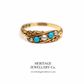Victorian Turquoise & Pearl Ring (c.1898)