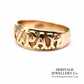 Antique Gold Mizpah Ring