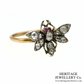 Georgian Diamond Butterfly Ring