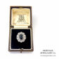 Saphire & Diamond Cluster Ring