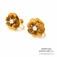 Antique Cannetille Pearl Floral Earrings
