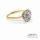 Antique Old Cut Diamond Cluster Ring (18ct gold; c.0.80ct)