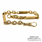 Edwardian Fancy Link Gold Bracelet (9ct Gold)