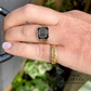 RESERVED FOR C - Antique Victorian Mizpah Ring (c.1884; 15ct gold)