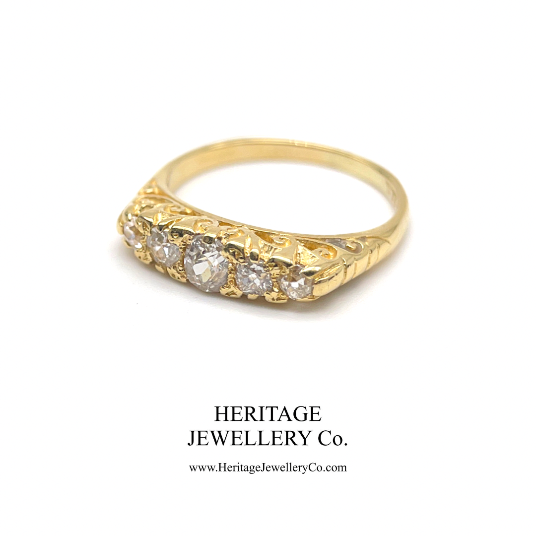 Victorian Gold 5-Stone Diamond Ring