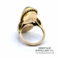 Edwardian Double Cabochon Emerald Ring
